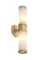 Applique murale en albâtre et laiton vieilli | Eichholtz Claridges Double | Meubleluxe.fr