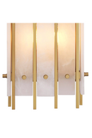 Applique murale en laiton vieilli et albâtre | Eichholtz Sparks L | Meubleluxe.fr