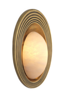 Applique murale en laiton vieilli et albâtre | Eichholtz Savono | Meubleluxe.fr