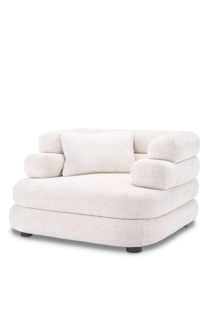 Fauteuil Lyssa blanc cassé | Eichholtz Malaga | Meubleluxe.fr