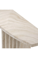 Console en travertin | Eichholtz Atzaro | Meubleluxe.fr