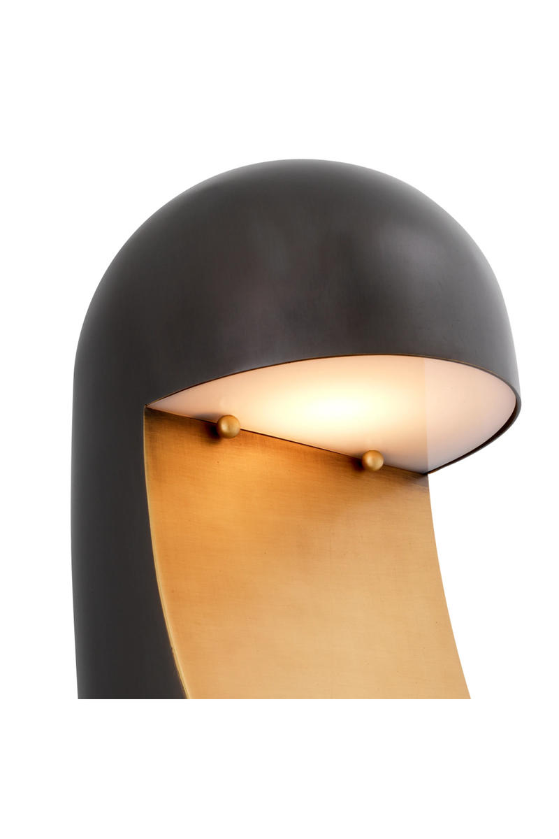 Lampe de table en bronze et laiton vieilli | Eichholtz Arion | Meubleluxe.fr