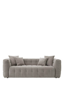 Canapé 3 places Pavilion gris | Eichholtz Breva | Meubleluxe.fr