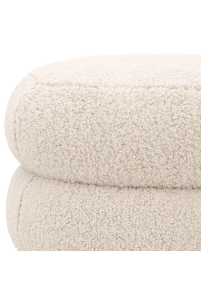 Pouf Brisbane crème | Eichholtz Tulum | Meubleluxe.fr