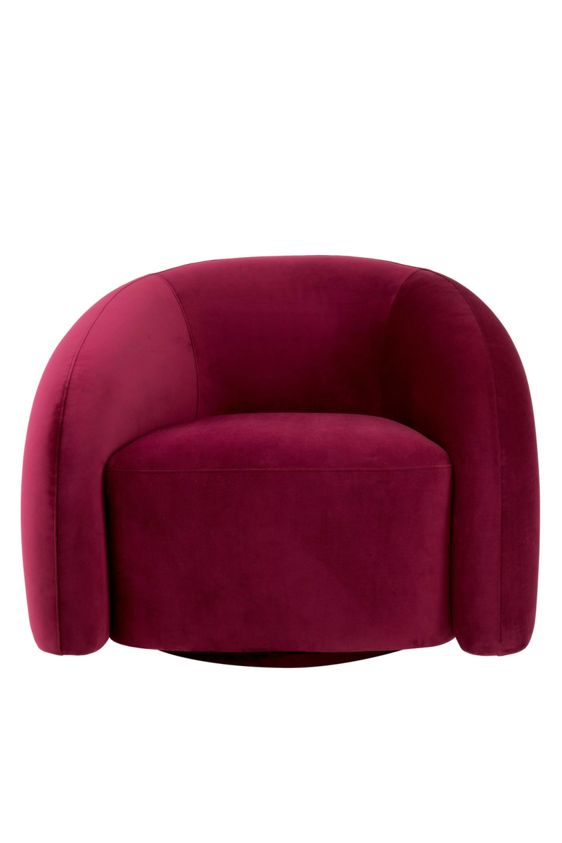 Fauteuil en velours rose tricolore | Eichholtz Novelle | Meubleluxe.fr