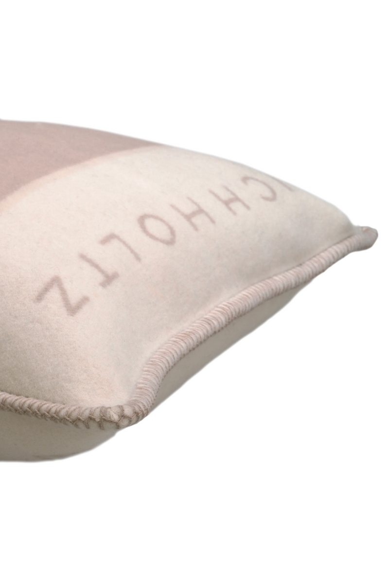 Coussin décoratif taupe en laine | Eichholtz Thana S | Meubleluxe.fr