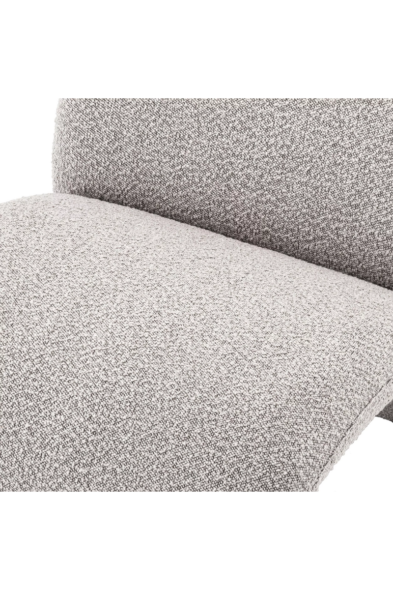 Fauteuil bouclé gris | Eichholtz Vignola | Meubleluxe.fr