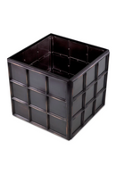 Jardinière carrée en bronze | Eichholtz Grid M | Meubleluxe.fr