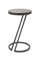Table d'appoint en bronze et verre fumé | Eichholtz Falcone | Meubleluxe.fr