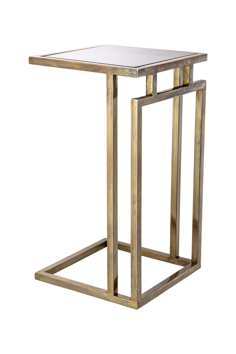 Table d'appoint en laiton vieilli | Eichholtz Marcus | Meubleluxe.fr