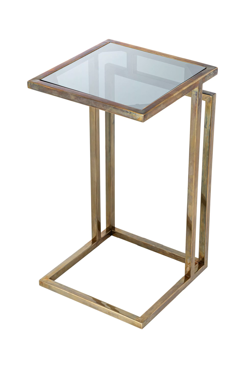 Table d'appoint en laiton vieilli | Eichholtz Marcus | Meubleluxe.fr