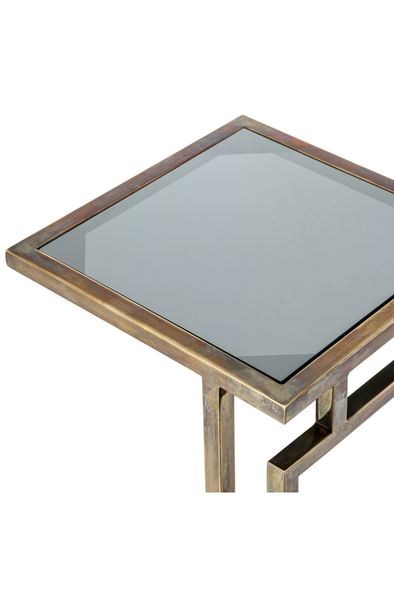 Table d'appoint en laiton vieilli | Eichholtz Marcus | Meubleluxe.fr