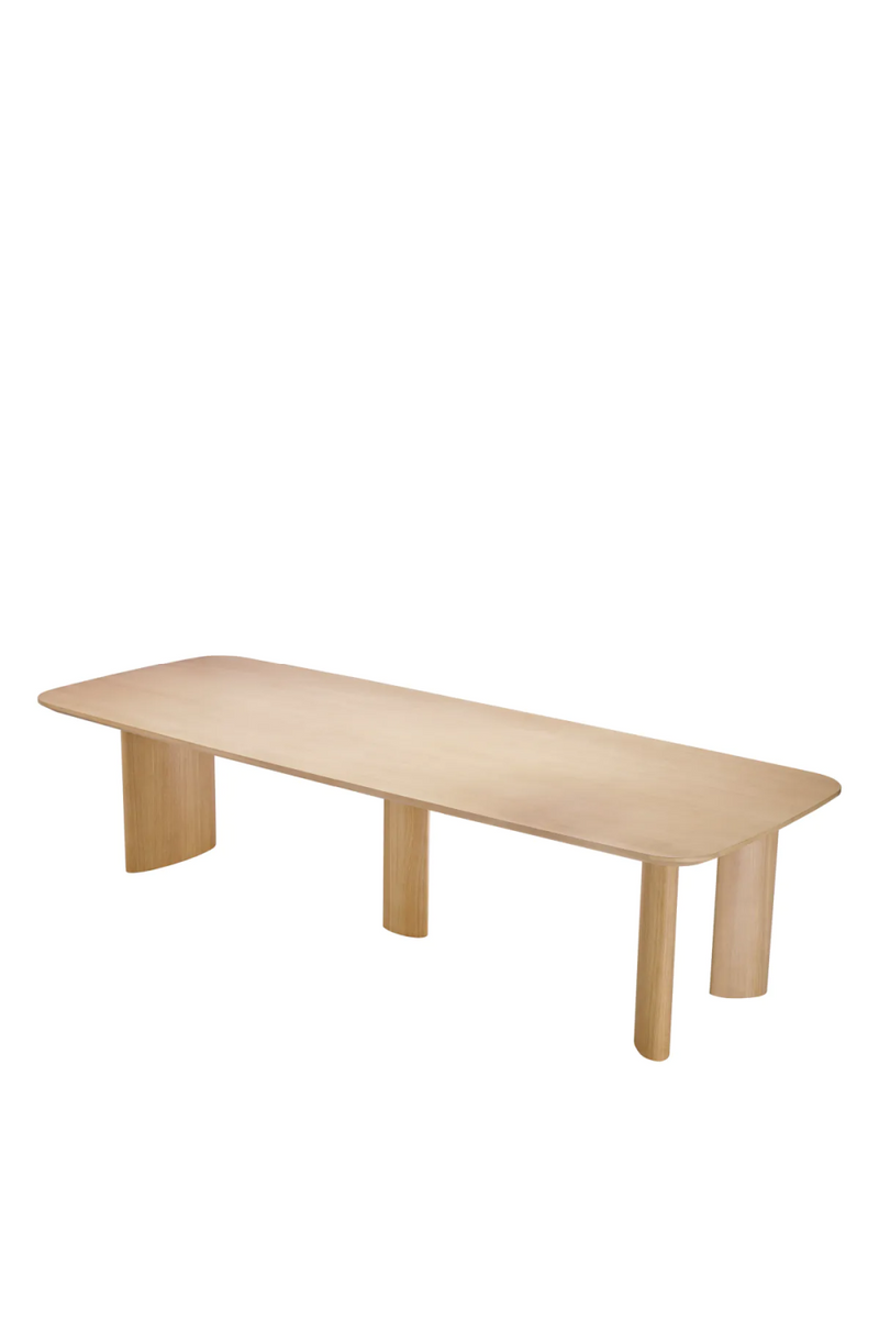 Table de salle à manger en chêne naturel | Eichholtz Harmonie L | Meubleluxe.fr