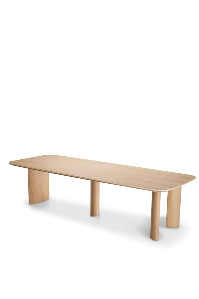 Table de salle à manger en chêne naturel | Eichholtz Harmonie L | Meubleluxe.fr