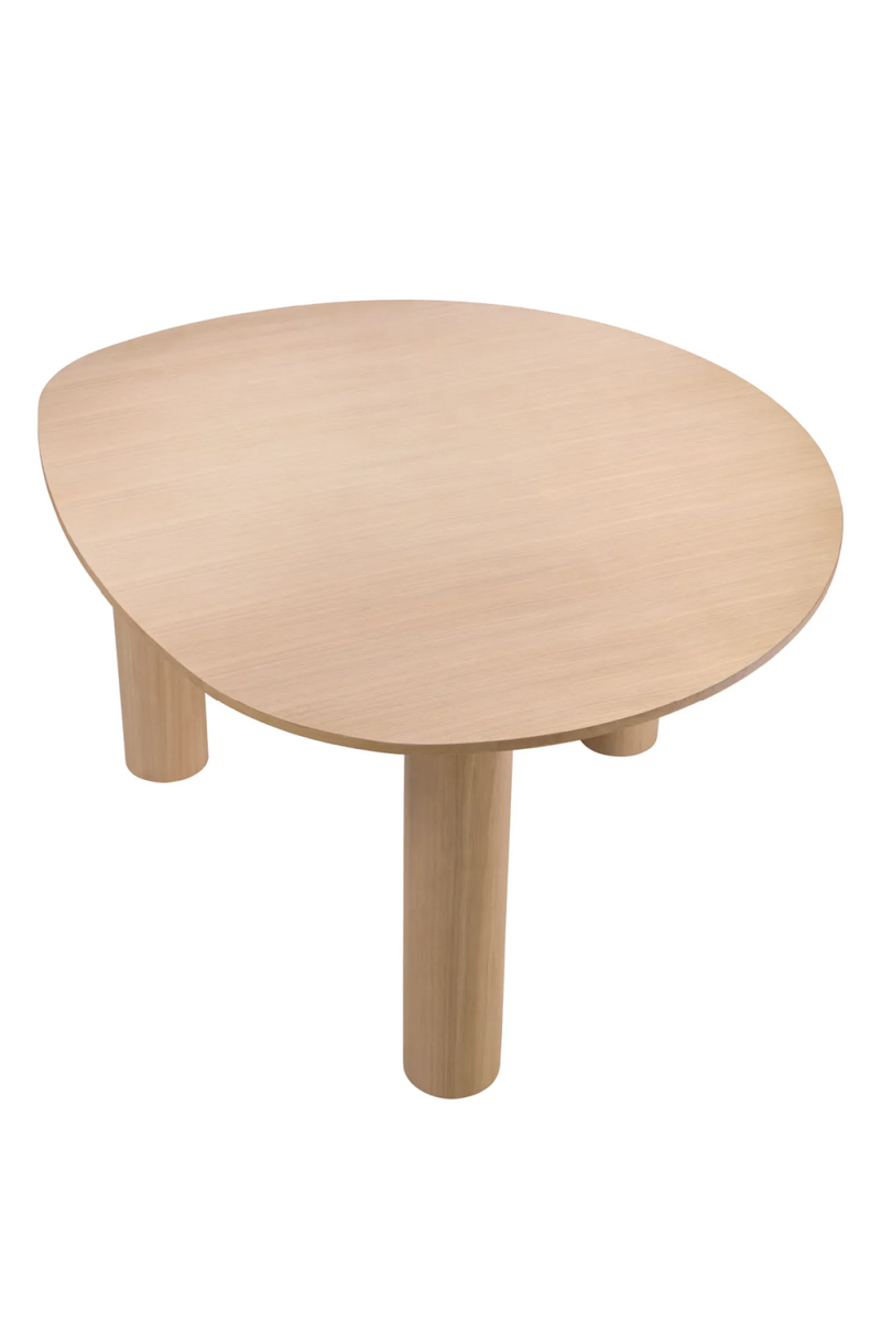 Table de salle à manger en chêne naturel | Eichholtz Lombardo | Meubleluxe.fr