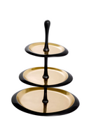 Présentoir noir et dorée | Eichholtz Gitano L | Meubleluxe.fr