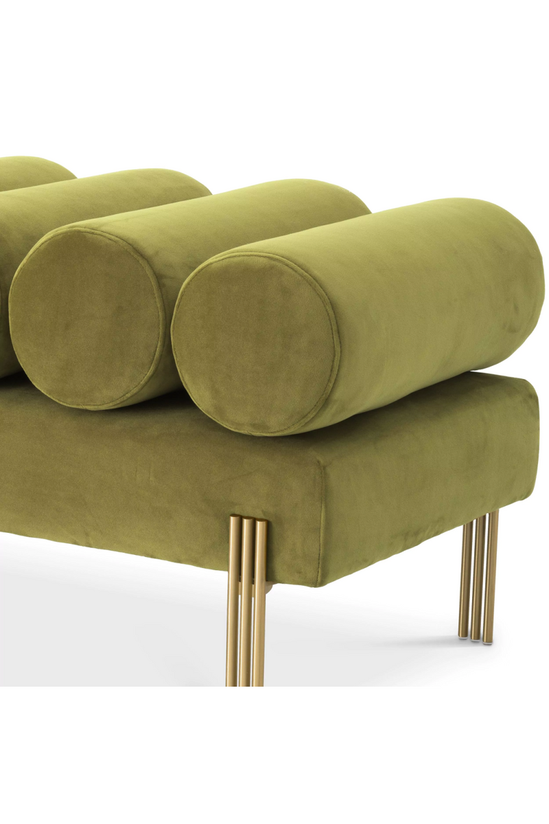 Banc en velours vert | Eichholtz Oxley | Meubleluxe.fr