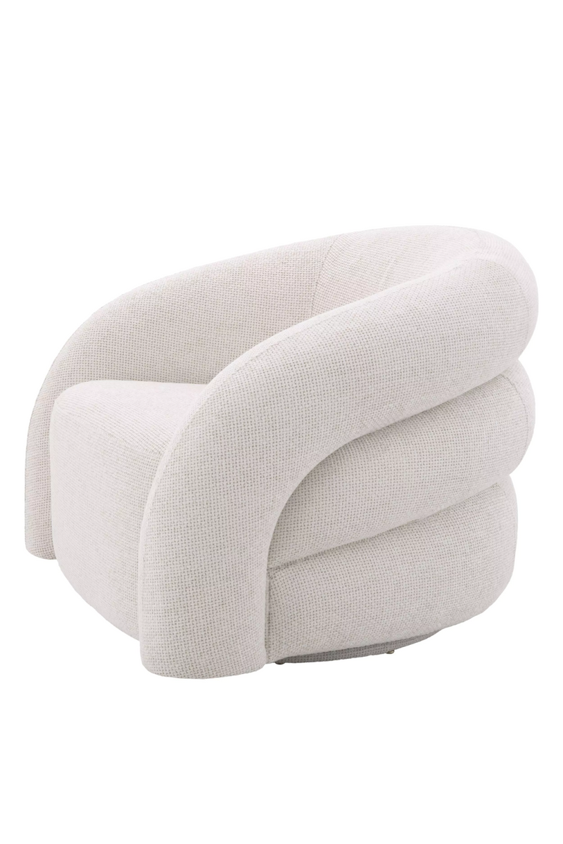 Fauteuil Lyssa blanc cassé | Eichholtz Novelle | Meubleluxe.fr