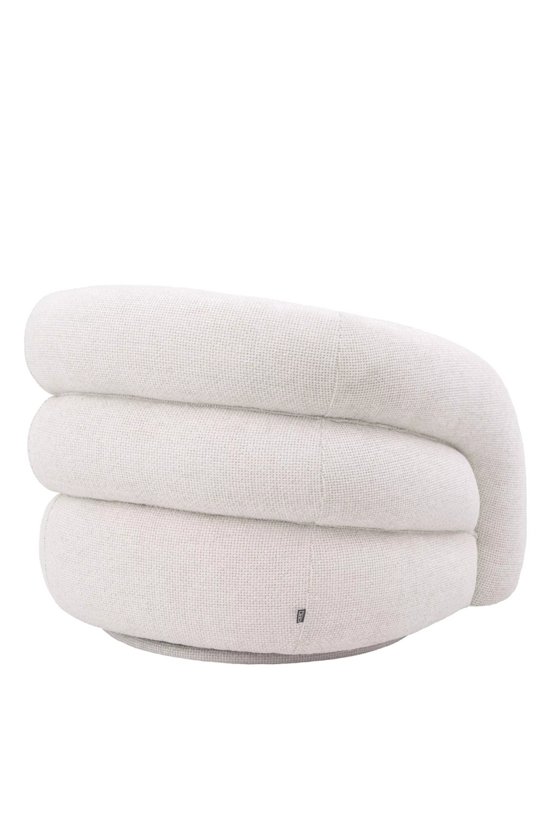 Fauteuil Lyssa blanc cassé | Eichholtz Novelle | Meubleluxe.fr