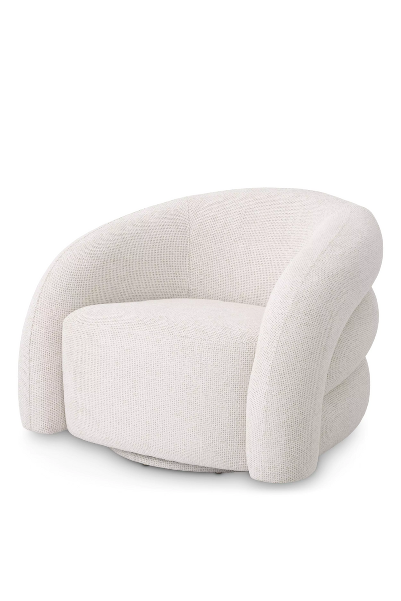 Fauteuil Lyssa blanc cassé | Eichholtz Novelle | Meubleluxe.fr