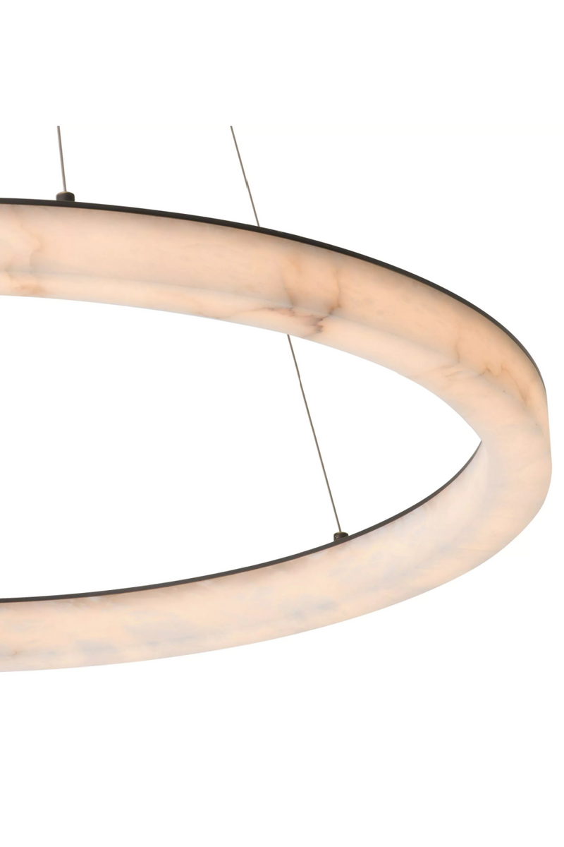 Lustre circulaire en albâtre | Eichholtz Sankt Gallen L | Meubleluxe.fr