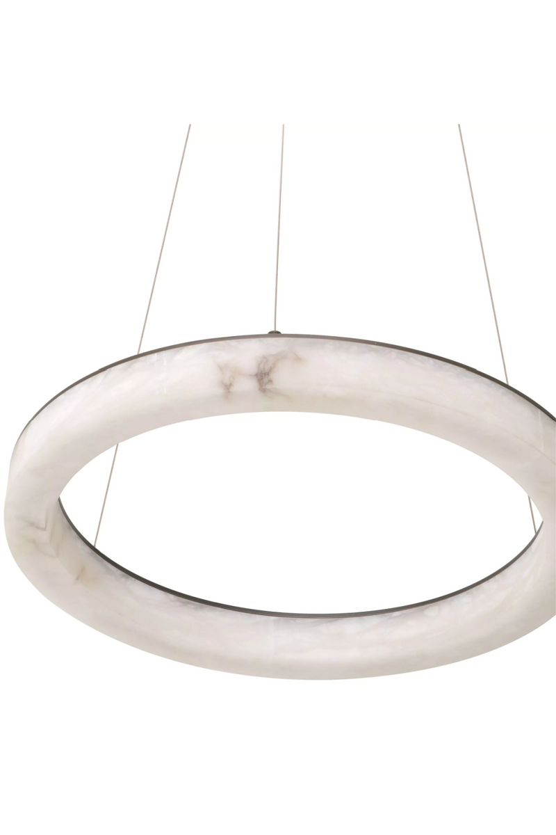 Lustre circulaire en albâtre | Eichholtz Sankt Gallen S | Meubleluxe.fr