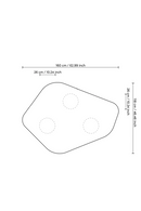 Table basse blanche en fibre de verre gloss | Eichholtz Matiz | Meubleluxe.fr