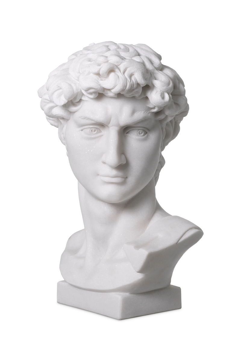 Statue en marbre blanc | Eichholtz David | Meubleluxe.fr