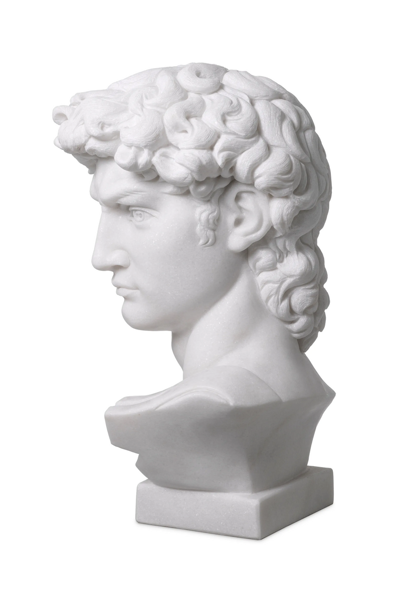 Statue en marbre blanc | Eichholtz David | Meubleluxe.fr