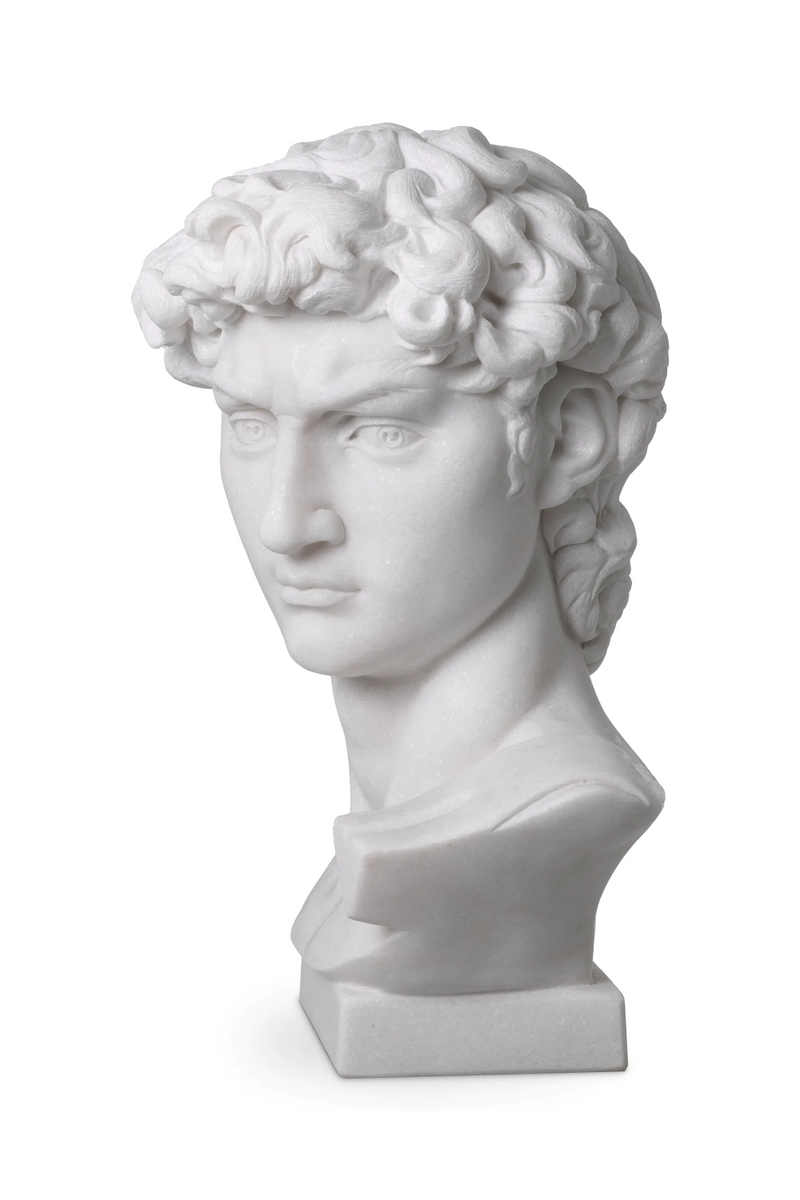 Statue en marbre blanc | Eichholtz David | Meubleluxe.fr