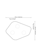 Table d'appoint blanche en fibre de verre gloss | Eichholtz Matiz | Meubleluxe.fr