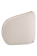 Fauteuil bouclé crème (droit) | Eichholtz San Marino | Meubleluxe.fr