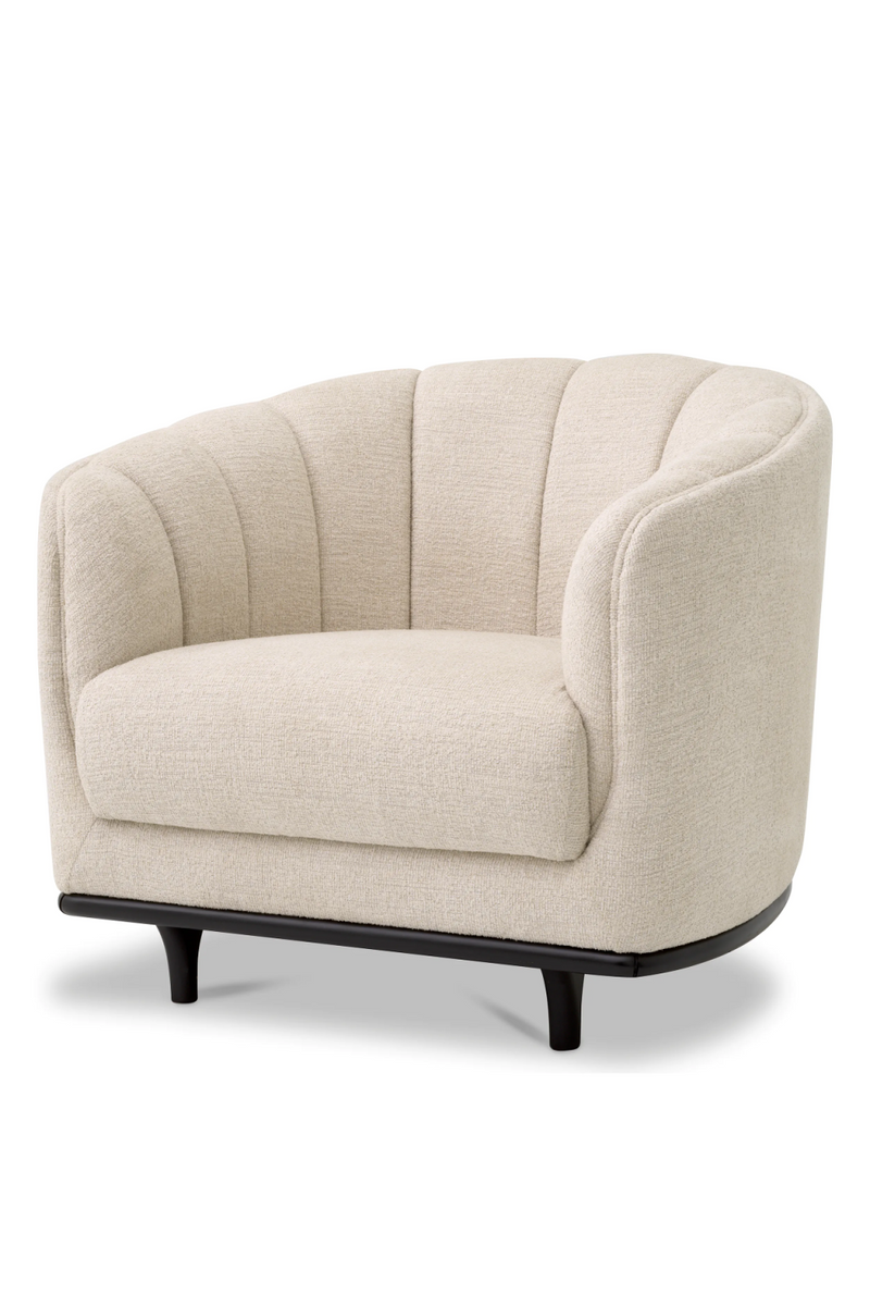 Fauteuil Nuoro beige | Eichholtz Agostino | Meubleluxe.fr