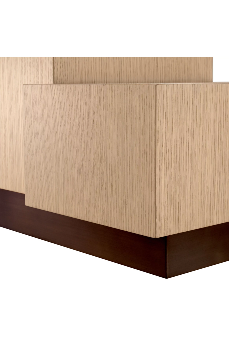 Table d'appoint en chêne naturel | Eichholtz Nerone | Meubleluxe.fr