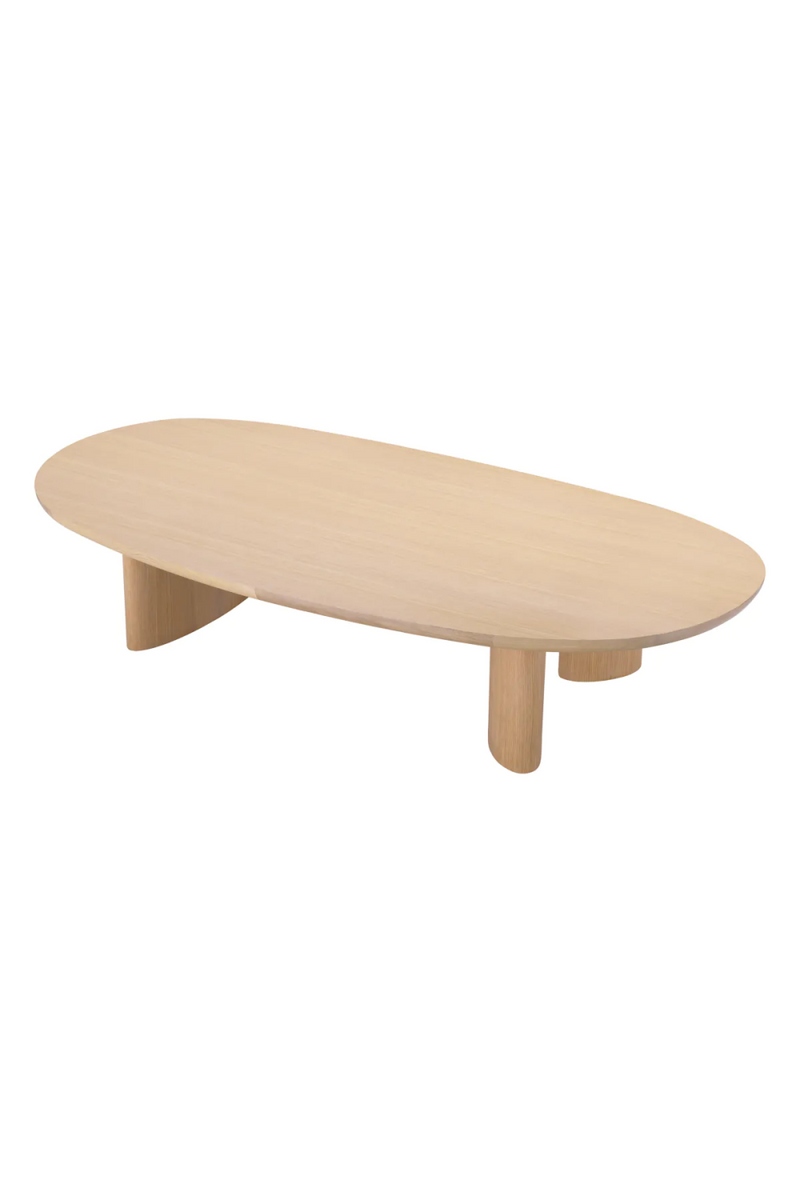 Table basse en chêne naturel | Eichholtz Lindner | Meubleluxe.fr