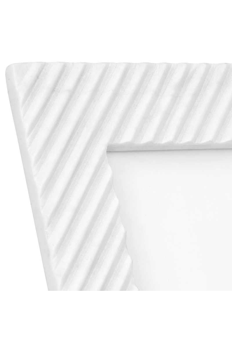Cadre photo en marbre blanc (lot de 4) | Eichholtz Casale L | Meubleluxe.fr