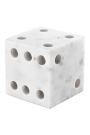 Accessoires de bureau en marbre blanc (lot de 2) | Eichholtz Visa | Meubleluxe.fr