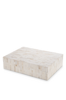 Boîte décorative en bois ivoire | Eichholtz Scoop L | Meubleluxe.fr