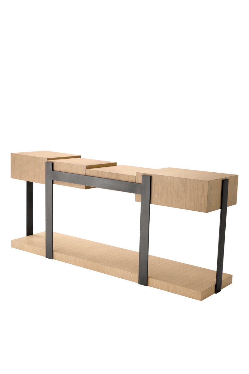 Console en chêne clair naturel | Eichholtz Nerone | Meubleluxe.fr