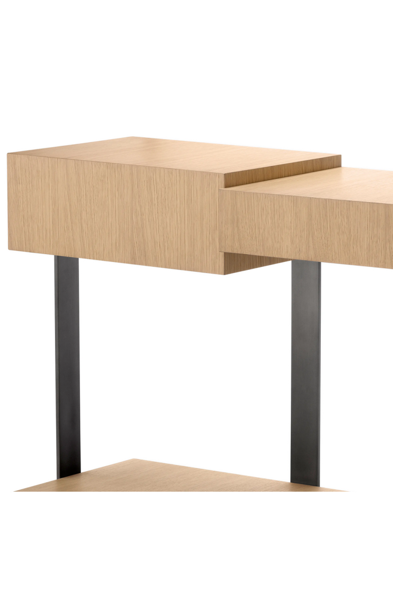 Console en chêne clair naturel | Eichholtz Nerone | Meubleluxe.fr