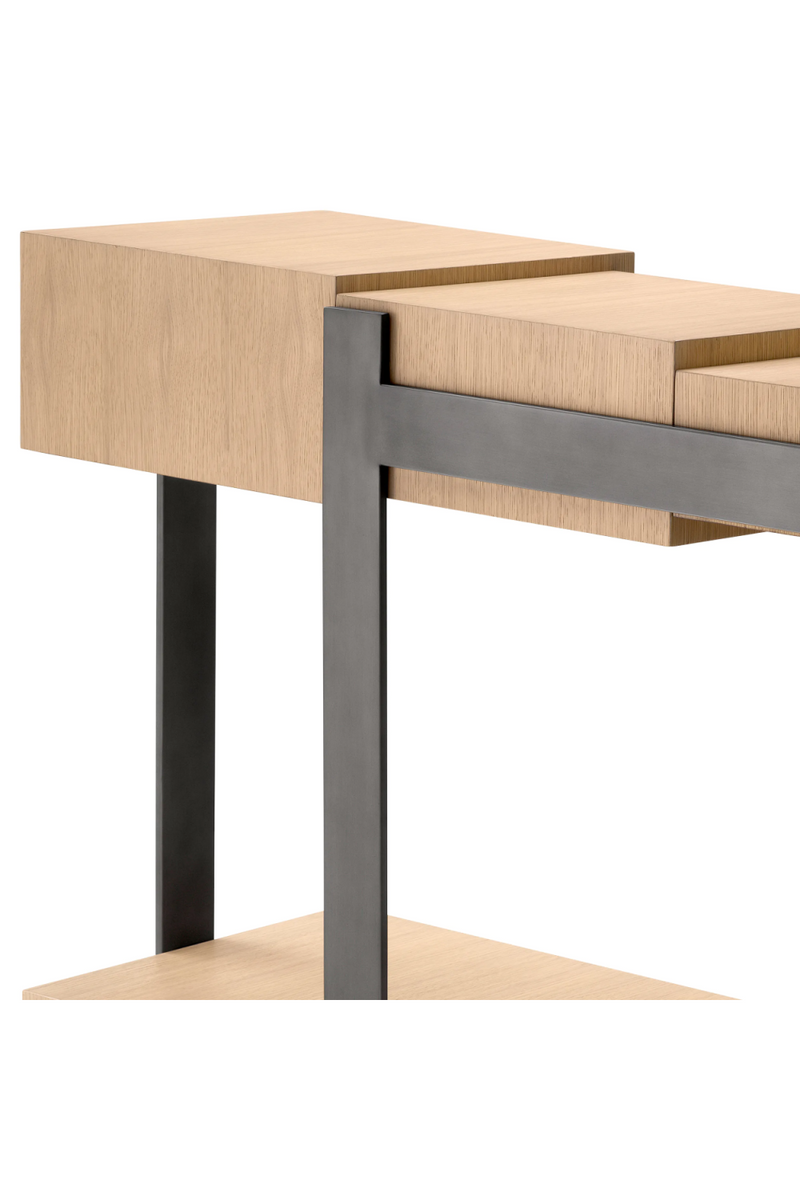 Console en chêne clair naturel | Eichholtz Nerone | Meubleluxe.fr