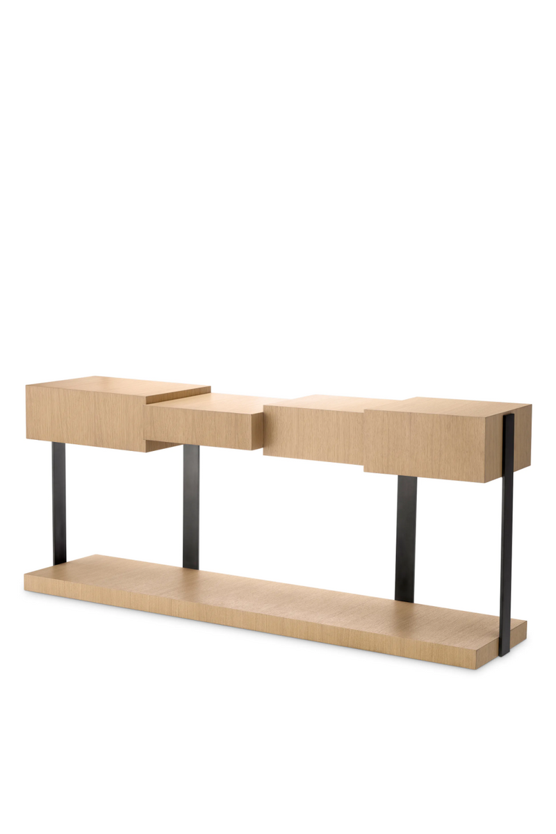 Console en chêne clair naturel | Eichholtz Nerone | Meubleluxe.fr