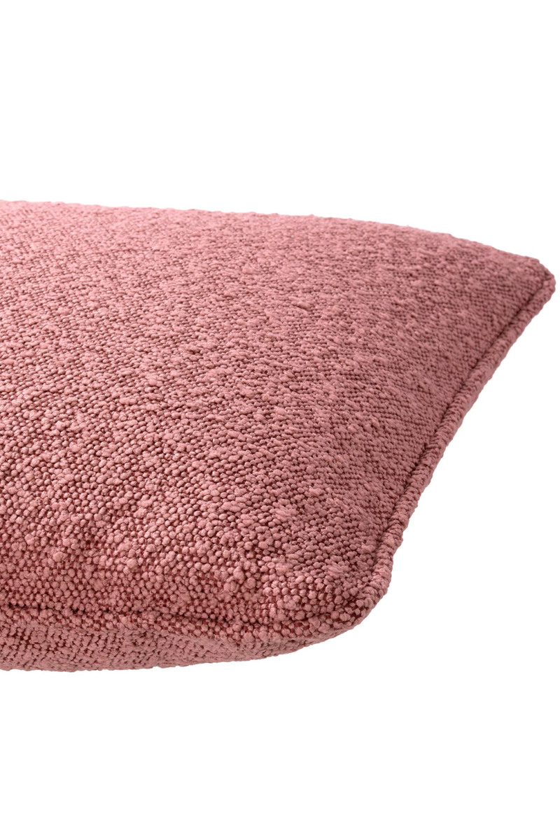 Coussin carré bouclé rose | Eichholtz Bouclé L | Meubleluxe.fr