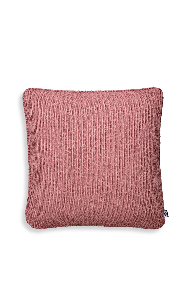 Coussin carré bouclé rose | Eichholtz Bouclé S | Meubleluxe.fr