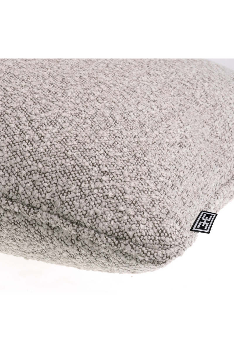 Coussin carré bouclé gris | Eichholtz Bouclé L | Meubleluxe.fr