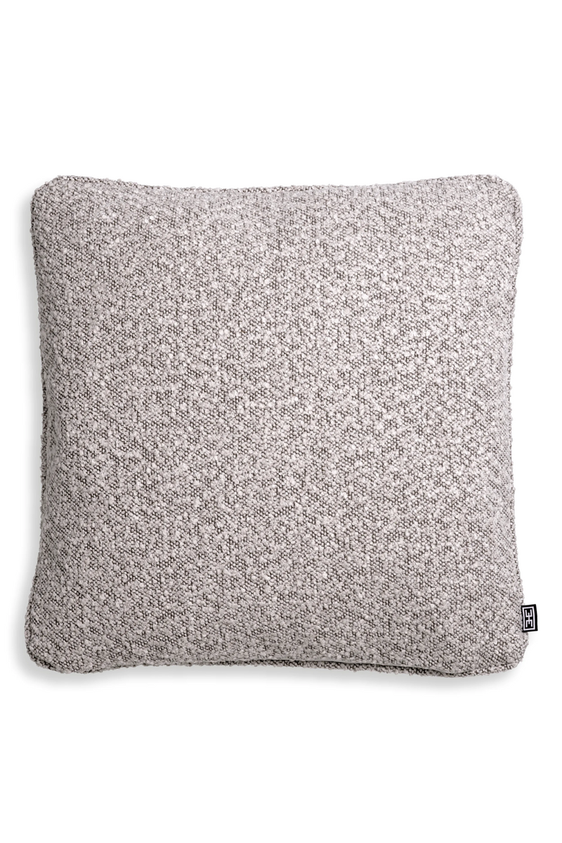 Coussin carré bouclé gris | Eichholtz Bouclé L | Meubleluxe.fr