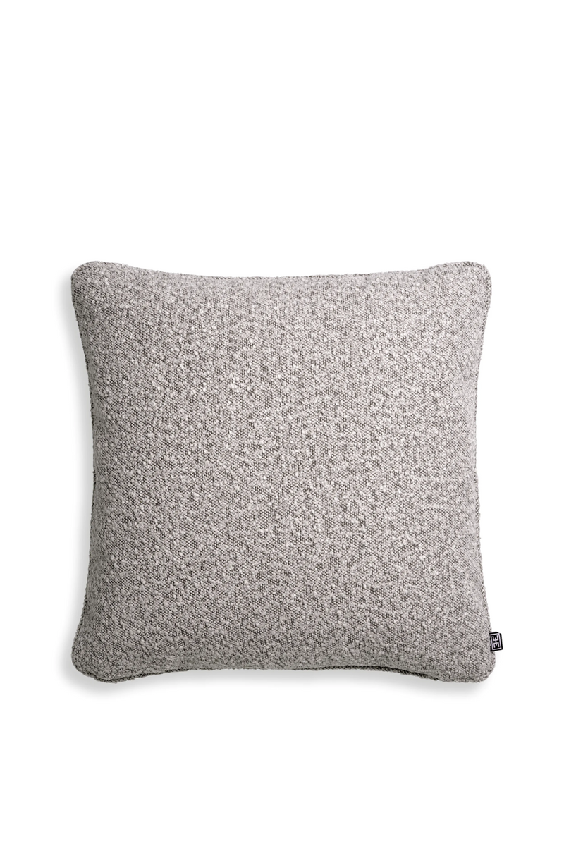 Coussin carré bouclé gris | Eichholtz Bouclé S | Meubleluxe.fr