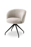 Chaise de salle à manger pivotante sable | Eichholtz Masters | Meubleluxe.fr