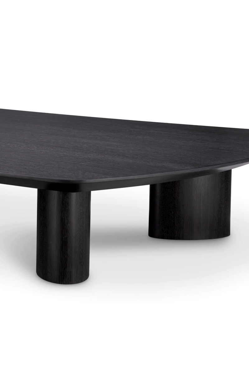 Table basse en bois noir | Eichholtz Bergman | Meubleluxe.fr