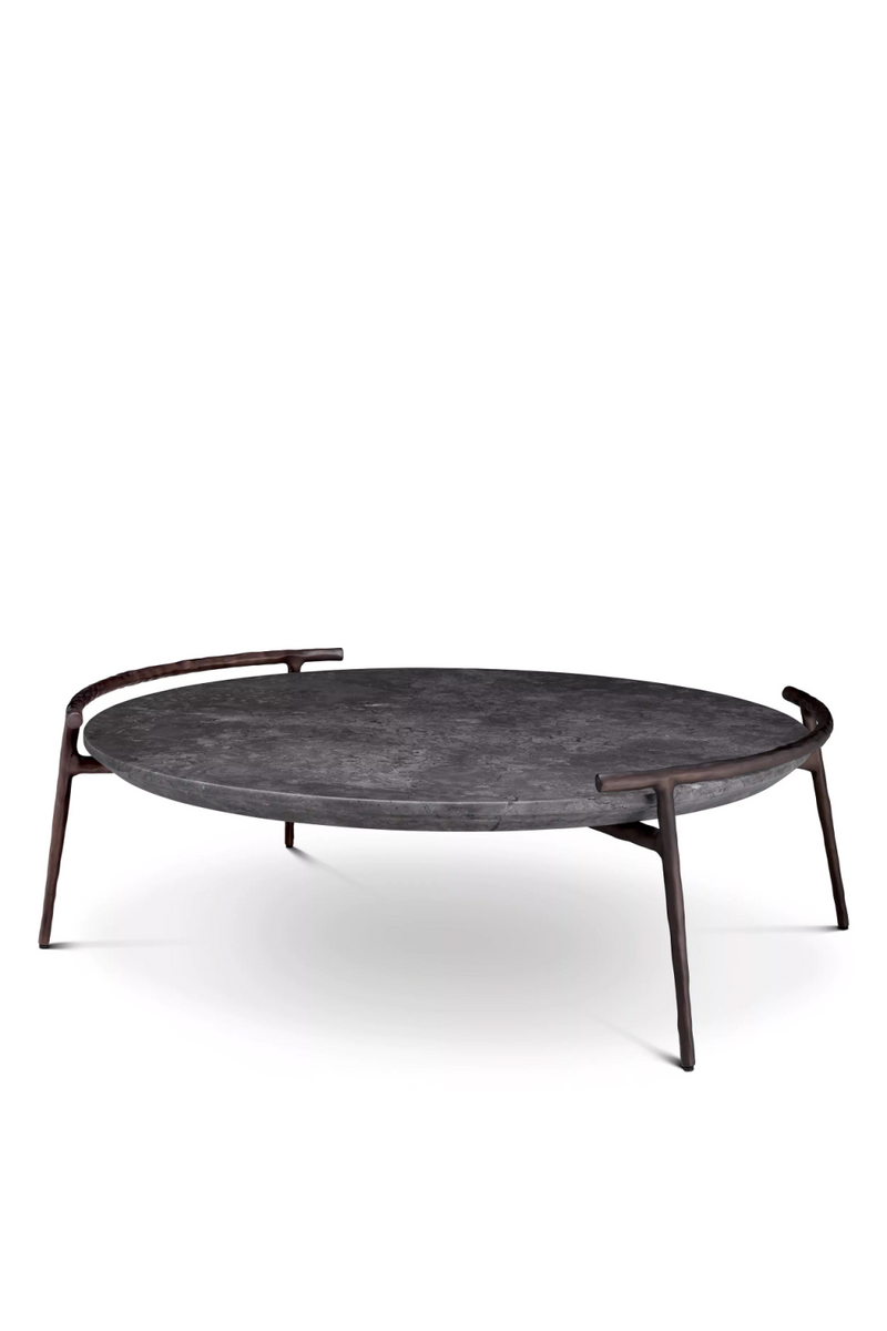 Table basse en marbre gris | Eichholtz Arca | Meubleluxe.fr